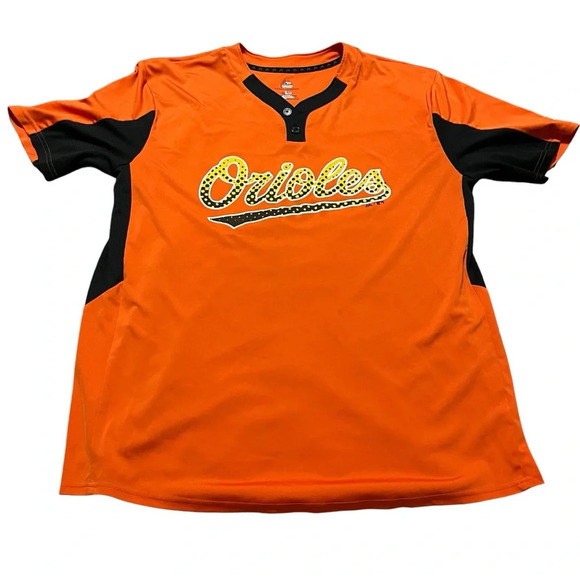 Baltimore Orioles Majestic Jersey Shirt Size XL Loose fit Cool Base Baseball MLB - Picture 1 of 6